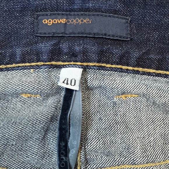 Agave‎ Copper Jeans Mens 40 Blue Relaxed Straight Waterman Humboldt Vintaged USA - Picture 3 of 12